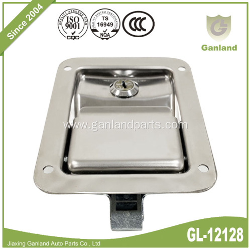 GL-12128 Aluminum Toolbox Paddle Latch Lock With Keys